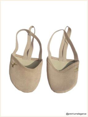 Half Sole Ballet Dance Shoes for Women Girls Children Soft Sole Slip-On